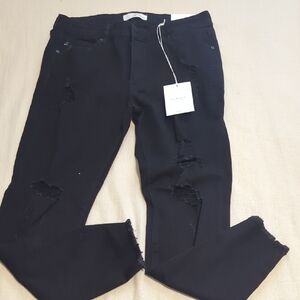 KanCan Black Ankle Skinny Jeans